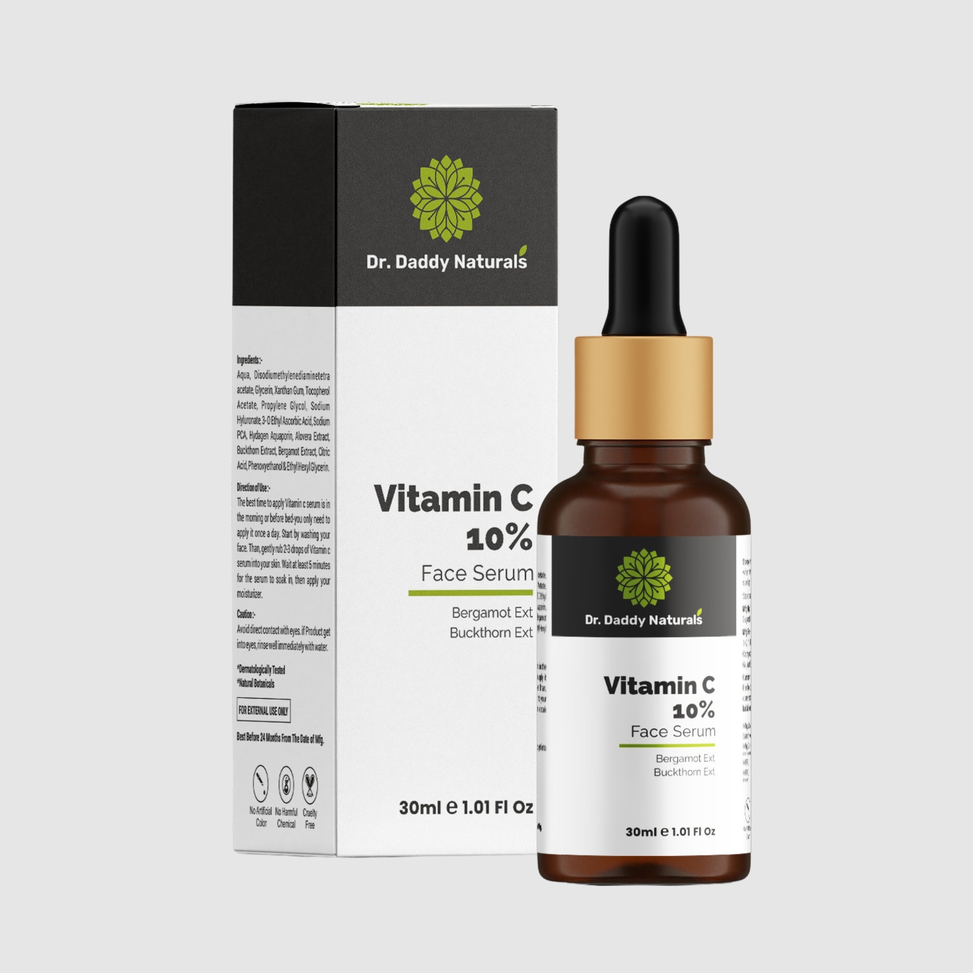 Best Vitamin C Face Serum For Brightening Skin - Dr. Daddy Natural's