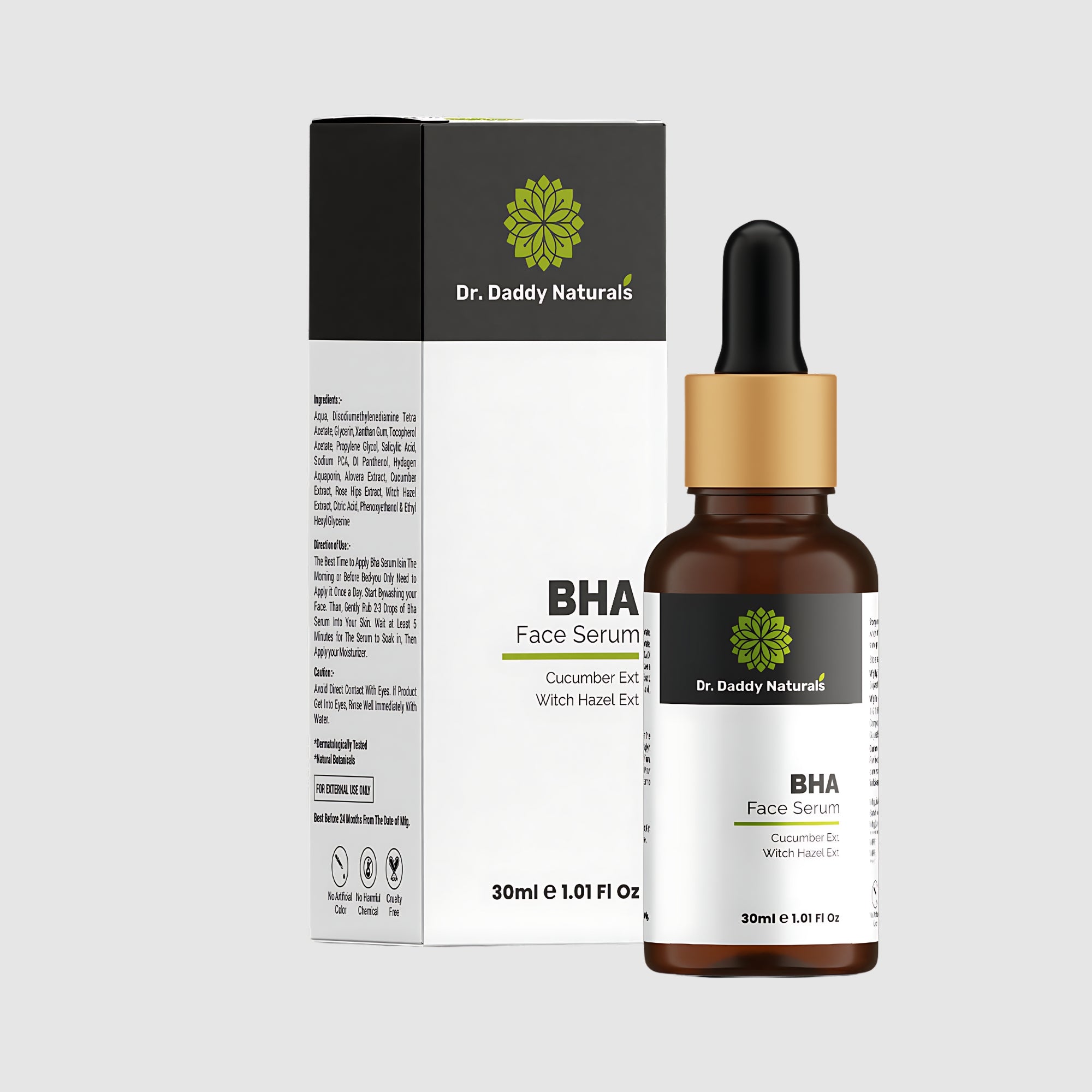 BHA Face Serum For Acne and Blackheads - Dr. Daddy Naturals